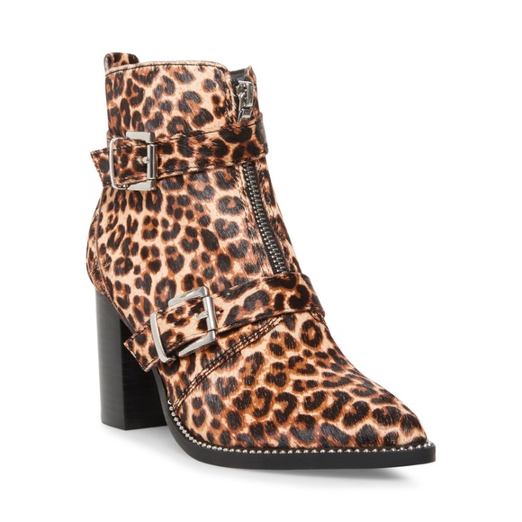 STEVE MADDEN Halle Leopard Bootie - Picture 1 of 4